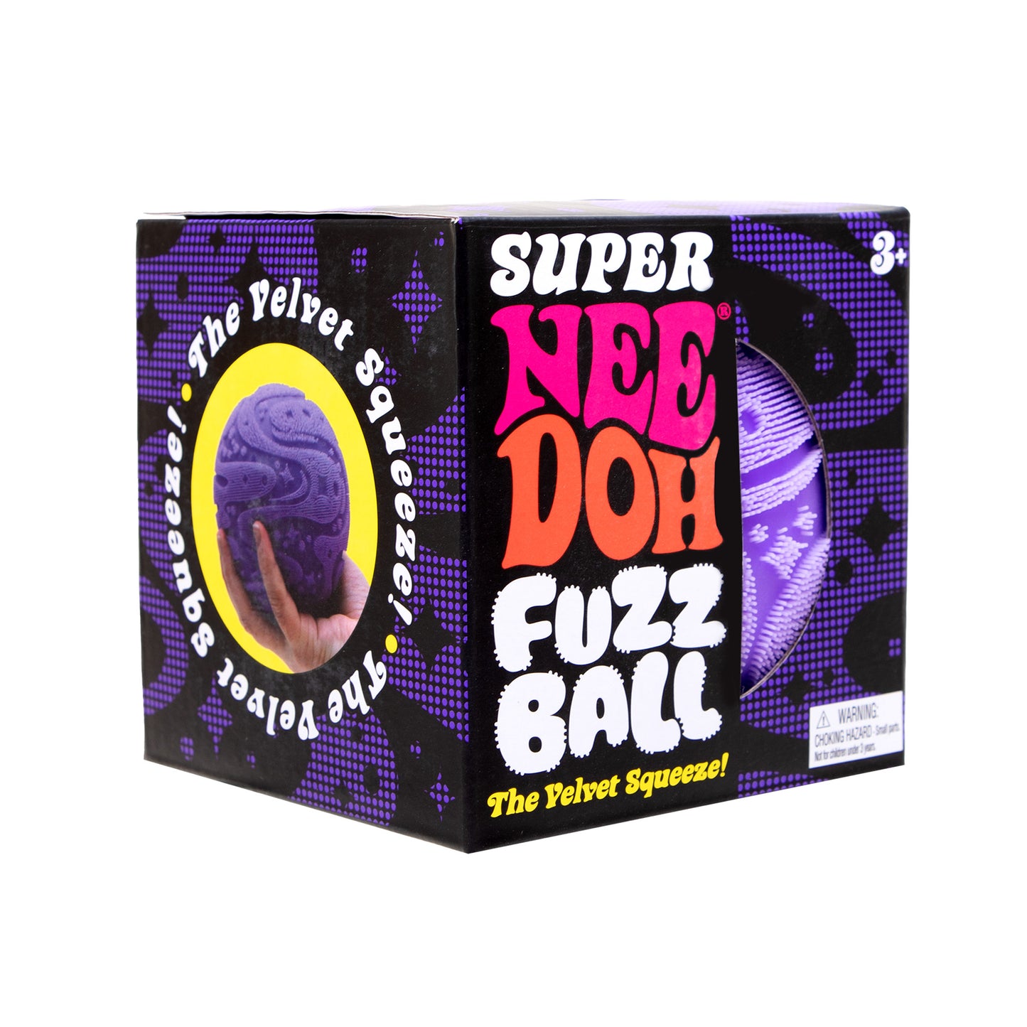 NeeDoh Super Fuzz Ball 🌀 Textured Squishy Stress Ball | Sensory Fidget Toy