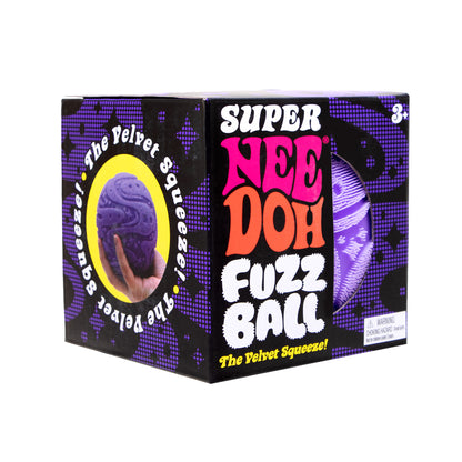 NeeDoh Super Fuzz Ball 🌀 Textured Squishy Stress Ball | Sensory Fidget Toy