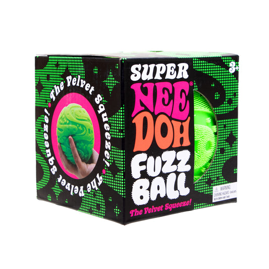 NeeDoh Super Fuzz Ball 🌀 Textured Squishy Stress Ball | Sensory Fidget Toy