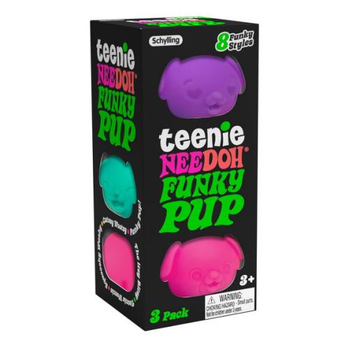 NeeDoh Teeny Funky Pups 🐶 Mini Dog Squishy Set | Sensory Fidget Toys