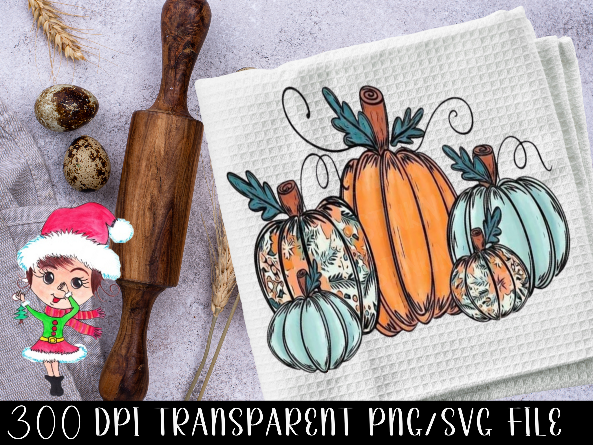 Little Pumpkin Instant Download,Pumpkin Digital Download,White Pumpkin Png,Blue Pumpkin Png,Floral Pumpkin Dtf Svg,Pumpkin Sublimation