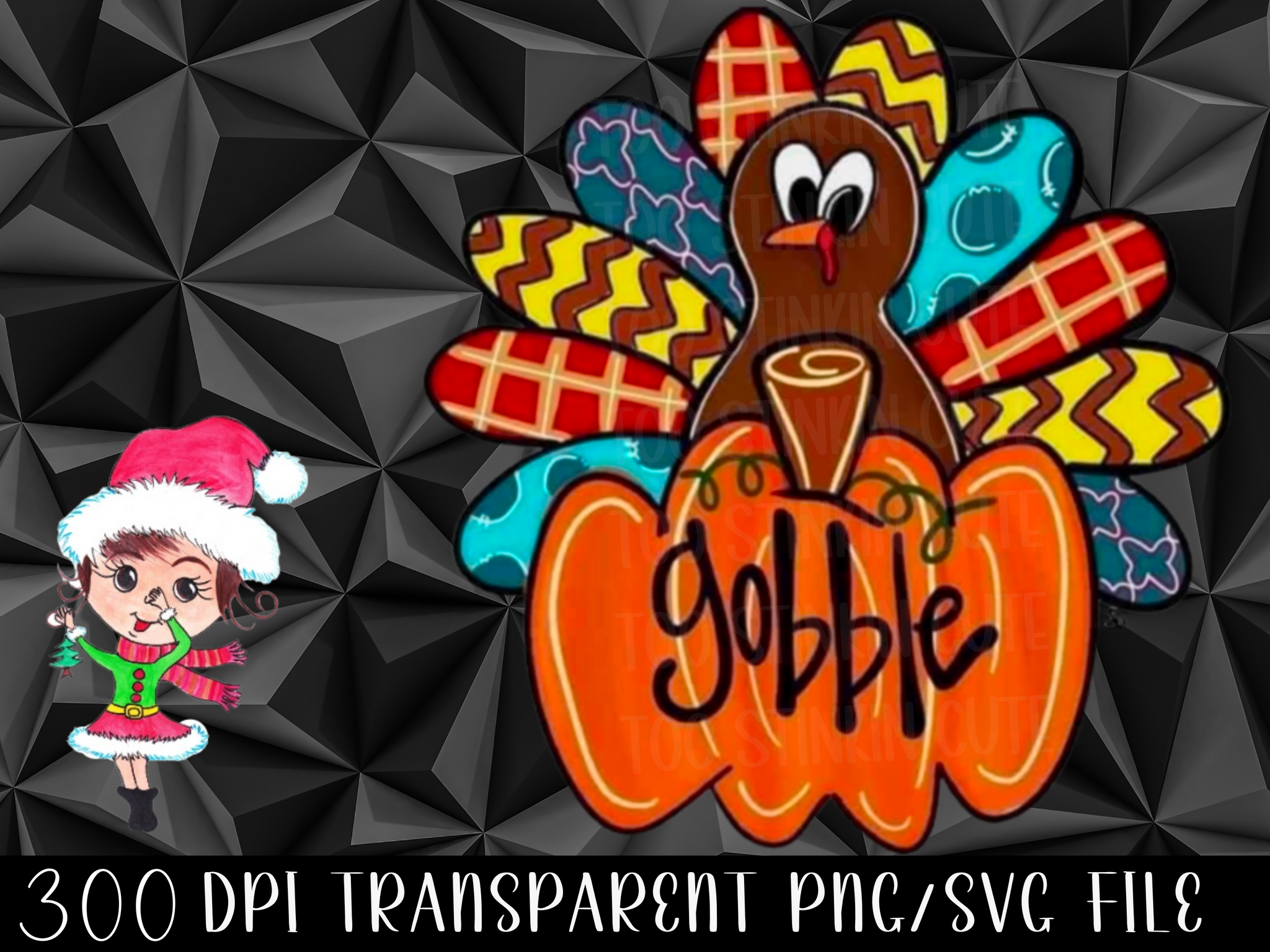 Thanksgiving Turkey Graphic,Gobble Graphic,Thanksgiving Instant Download,Turkey Digital Print,Turkey DTF Sublimation,Cute Turkey Clipart