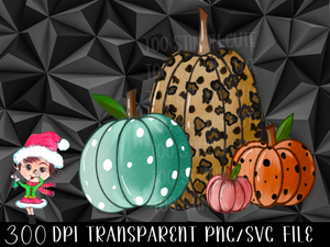 Four Pumpkin Instant Download,Pumpkin Digital Download,White Pumpkin Png,Blue Pumpkin Png,Floral Pumpkin Dtf Svg,Pumpkin Sublimation