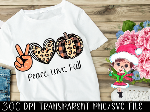 Peace Love Fall Png,Peaced Instant Download,Fall Digital Download,Fall Clipart,Fall Svg,Fall Vibes,Fall Sublimation,Fall Dtf,Happy Fall Yall