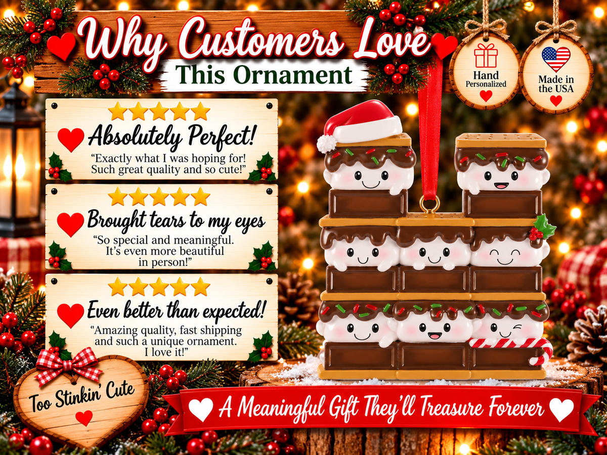 Bottom row of three marshmallows with festive sprinkles and a red and white candy cane on the right