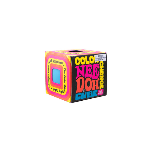 Color Change NeeDoh Cube 🌈 Squishy Sensory Fidget Toy