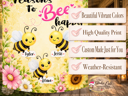 Personalized Mother's Day garden flag for Grandma featuring grandchildren names