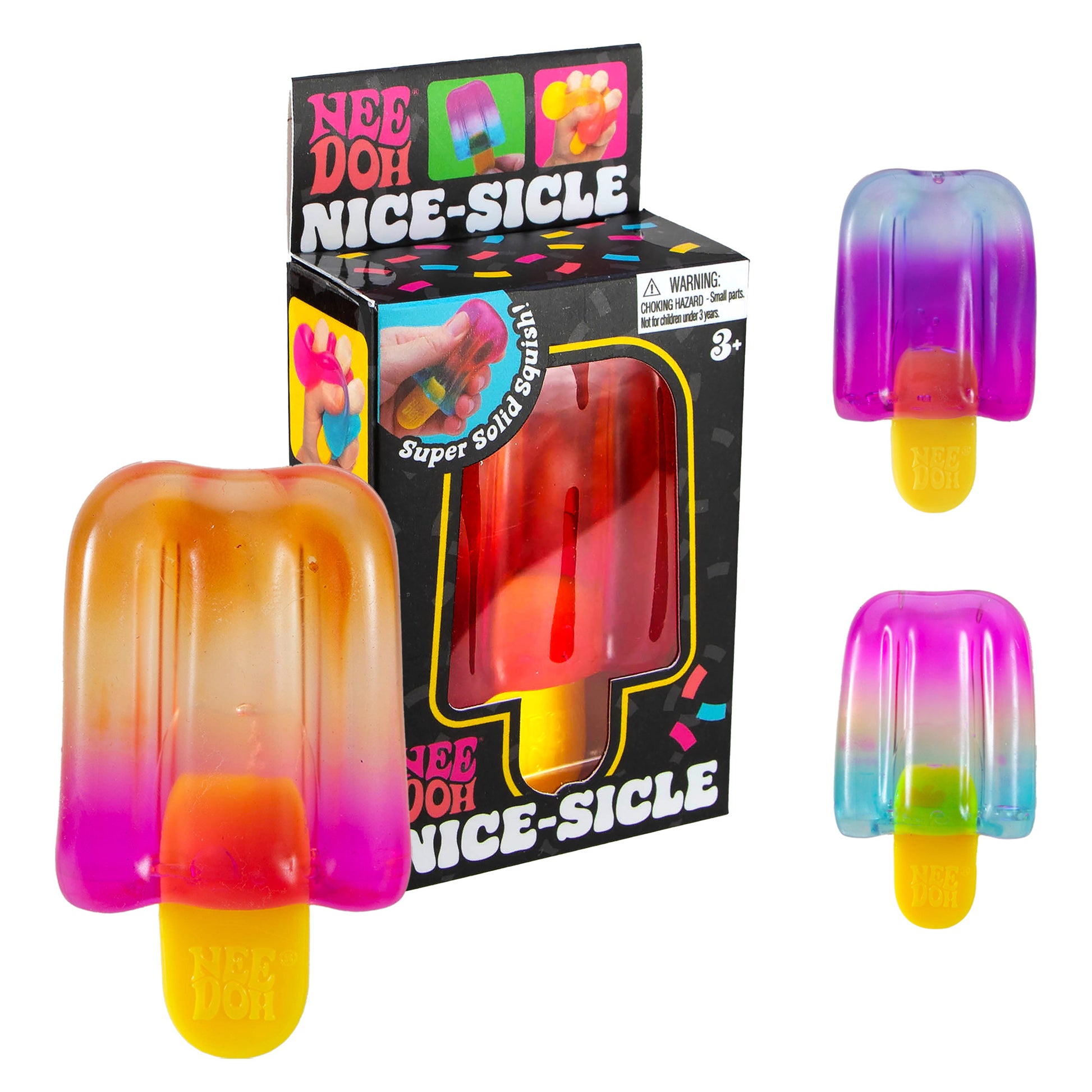 NeeDoh Nice-Sicle squishy sensory fidget toy in random color