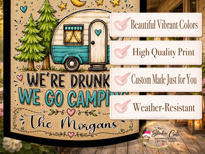 We’re Not Alcoholics Funny Campsite Flag