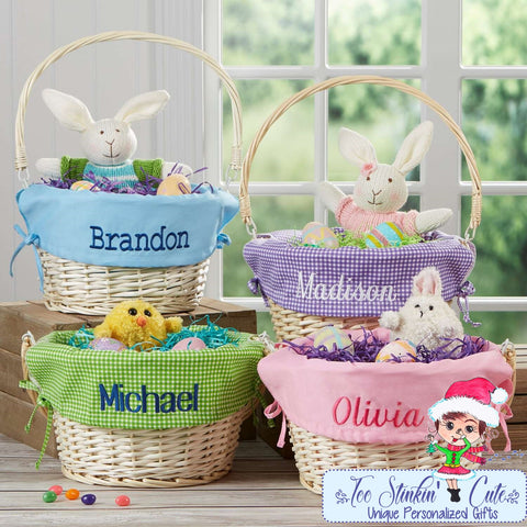 Personalized Traditional Easter Basket