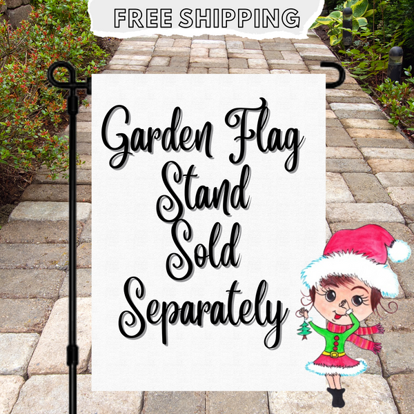 Personalized Christmas Camper Garden Flag|Family Garden Flag|Camping Family|Camper Garden Flag|Garden Flag Camping|Camping Family Flag