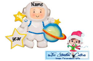 Astrounaut Personalized Christmas Ornament|Astronaut Ornament|Space Ornament|Planet Ornament|Rocket Ornament|Outer Space Ornament|Astro