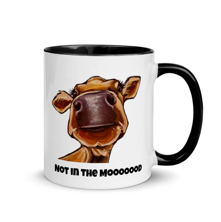 Not In The Mood Cow Mug