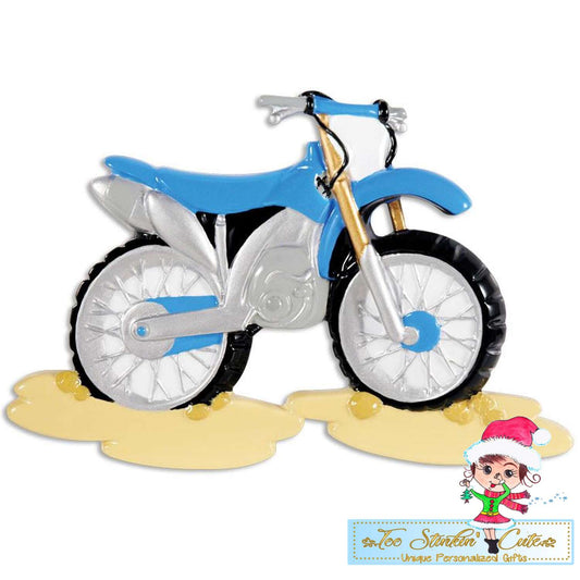 Motocross Dirt Bike Personalized Christmas Ornament
