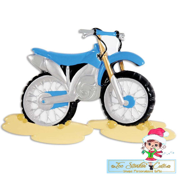 Motocross Dirt Bike Personalized Christmas Ornament