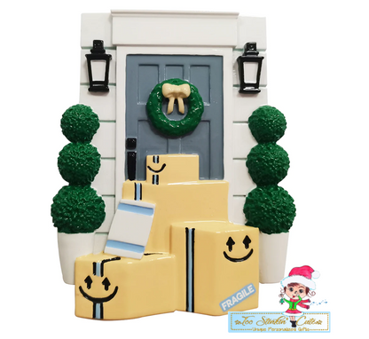 Package Delivery Personalized Christmas Ornament|Boxes Ornament|Packages Ornament|New Home|Package Delivery Ornament|Delivery Person Gift