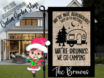 Custom Camping Garden Flag
