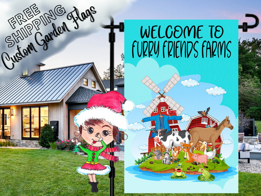 Custom Farm Barn Flag Personalized Farm Flag