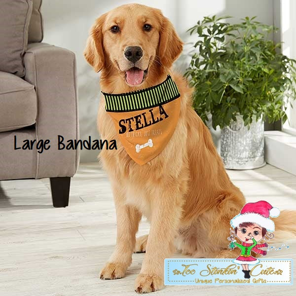 Happy Howl-oween Personalized Halloween Dog Bandana