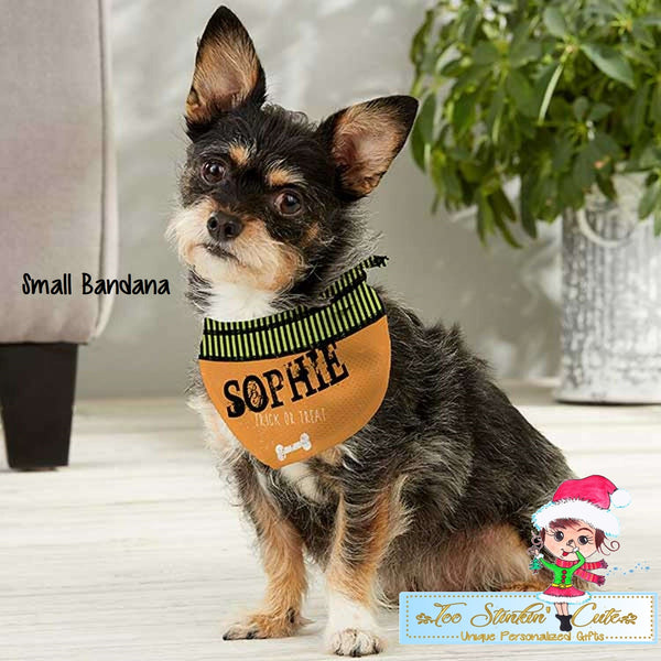 Happy Howl-oween Personalized Halloween Dog Bandana