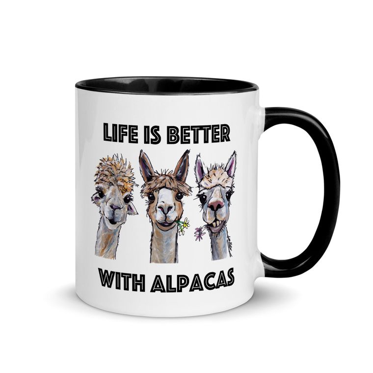 Life is Better With Alpacas Coffee Mug
