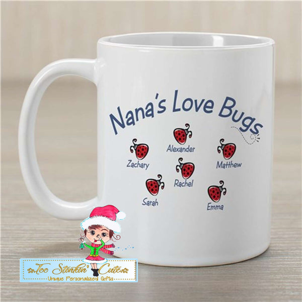 Love Bugs Personalized Mug
