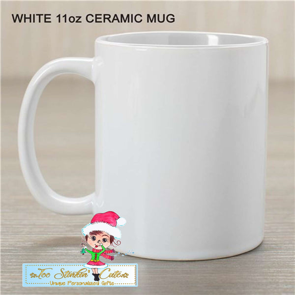 Personalized Belongs To Grandma White Coffee Mug