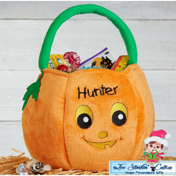 Personalized Pumpkin Cuties Halloween Trick or Treat Bag|Pumpkin Candy Bag|Halloween Tote Bag|Halloween Candy Bag|Trick or Treat Bucket