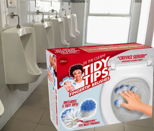 Tidy Tips Fingertip Toilet Brushes!