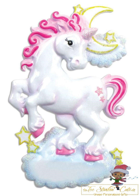 Christmas Ornament Unicorn/ Girls/ Kids/ Child - Personalized + Free Shipping!