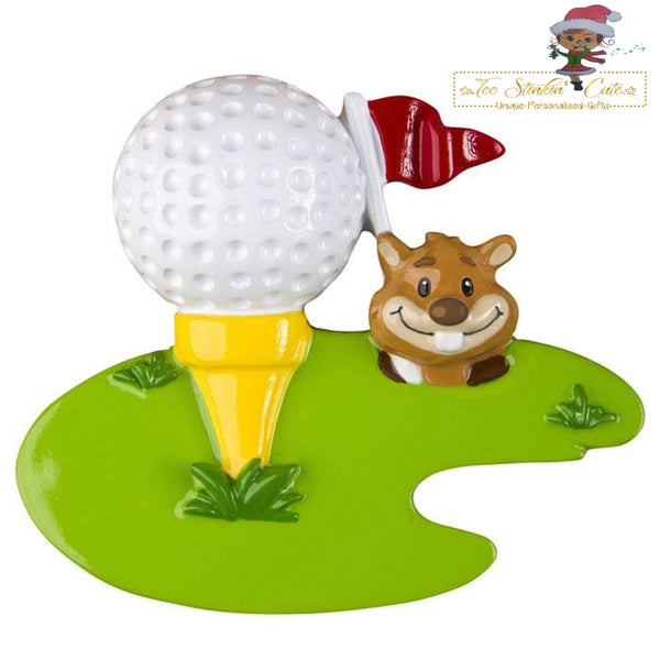 Personalized Christmas Ornament Golf/ Hole in One/ Men/ Women/ Golfing/ Sports/ Play + Free Shipping!