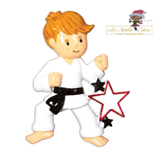 Personalized Christmas Ornament Karate/ Boys/ Sports/ Kids/Men/ Play/ Game/ Tai Kwon Do/ Ju Jit Su + Free Shipping!