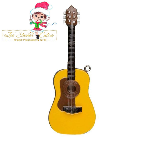 Personalized Christmas Ornament Guitar Music Band + Free Shipping!
