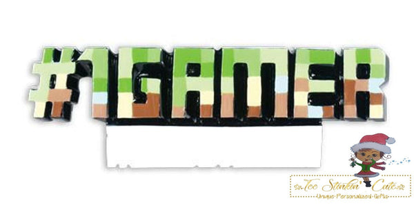 Christmas Ornament #1 Gamer/ Gaming/Video Game/ Kids Children Boys Personalized + Free Shipping!