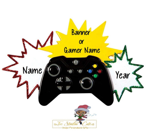 Christmas Ornament Game/ Gaming/ Boys/ Video/ Kids/ Video Game Controller- Personalized + Free Shipping!