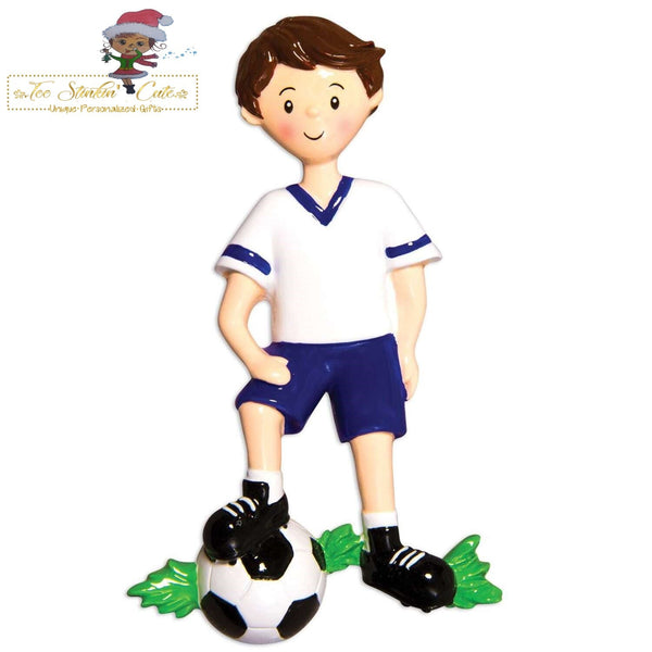 Christmas Ornament Boys Soccer/ Sports/ Athletic- Personalized + Free Shipping!