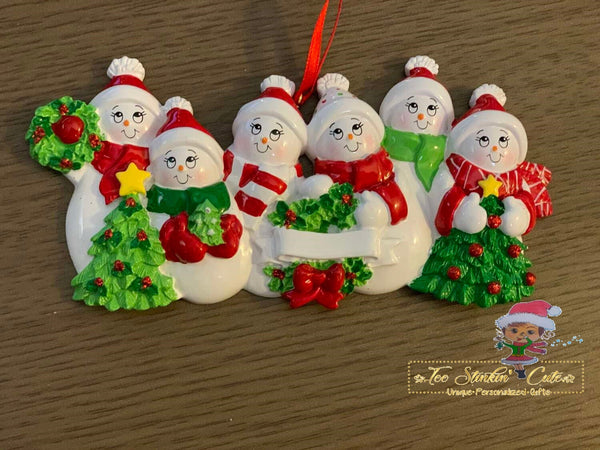 Personalized Christmas Ornament Snowman Caroling/ Ladies/ Church/ Singing/ Chorus + Free Shipping!