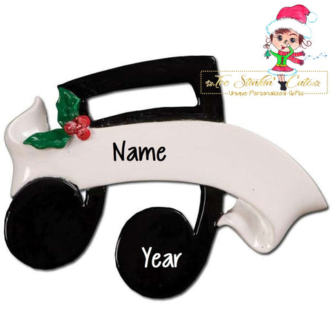 Personalized Christmas Ornament Music Note Band  + Free Shipping!