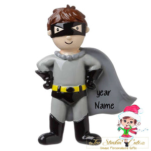 Christmas Ornament Batman Boy Super Hero/ Children Kids - Personalized + Free Shipping!