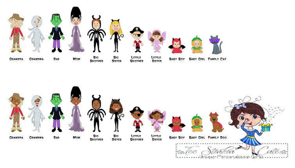 Personalized Halloween Family Doormat Rug + Free Shipping/ Fall/ Pumpkin/ Scary/ Witch/ Floormat