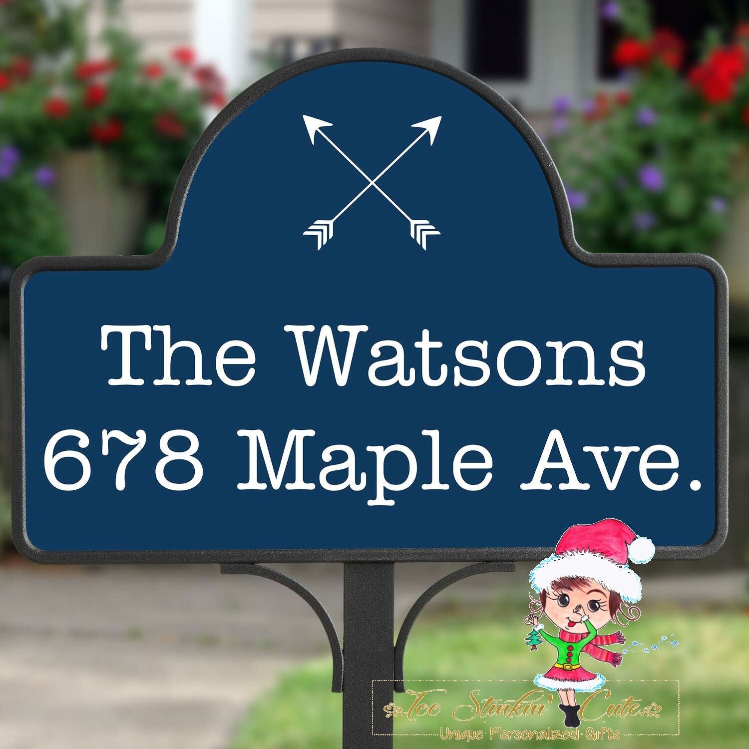 Arrows Personalized Magnetic Garden Stake