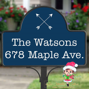 Arrows Personalized Magnetic Garden Stake