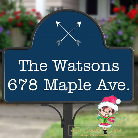 Arrows Personalized Magnetic Garden Stake