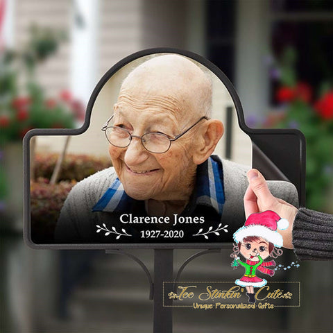 Personalized Custom Magnetic Memorial Garden Stake/ Garden Sign