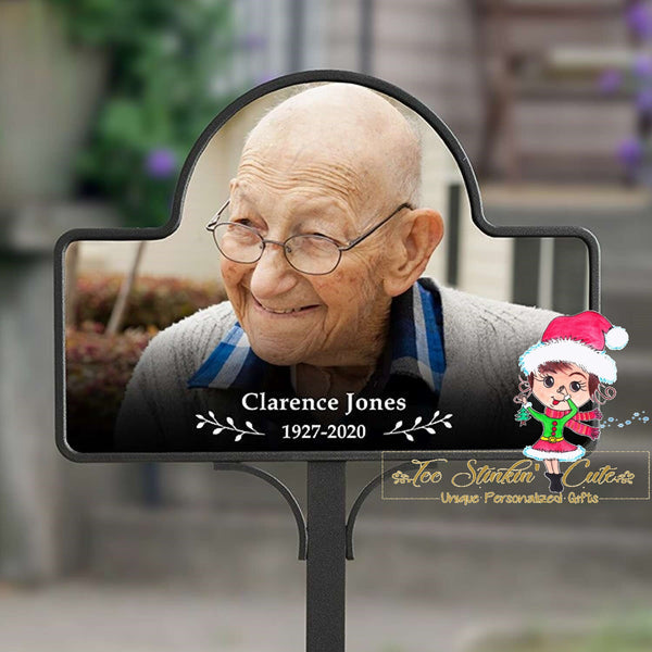 Personalized Custom Magnetic Memorial Garden Stake/ Garden Sign