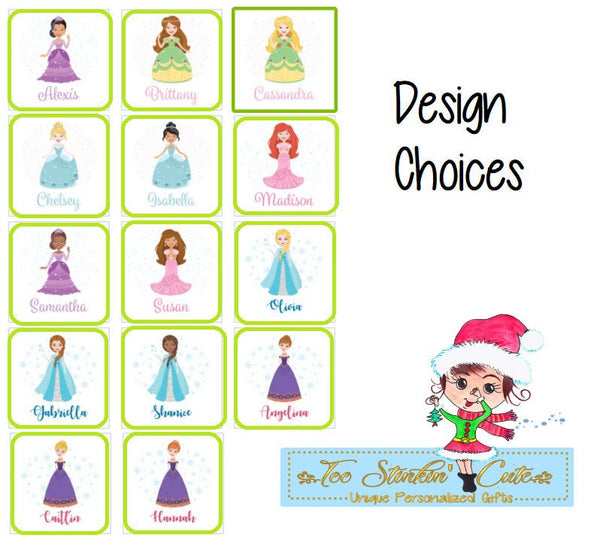 Personalized Princess Pillowcases (Girl, Kids, Daughter, Princess, Fairy, Castle, Grandkids, Pillow)