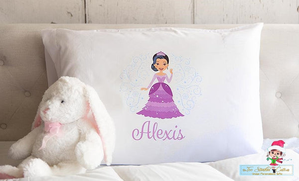 Personalized Princess Pillowcases (Girl, Kids, Daughter, Princess, Fairy, Castle, Grandkids, Pillow)