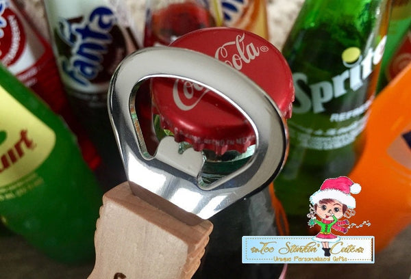 Custom Personalized Magnetic Bottle Openers (Housewarming, Father's Day, Bar, Man Cave, Men, Barware)