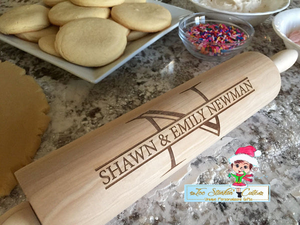 Custom Personalized Rolling Pins (Housewarming, Kitchen, Mothers Day, Mom, Grandma, Women)