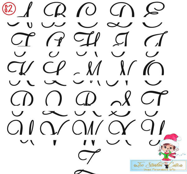 Custom Personalized Brushed Letter Address Labels/ Return Address